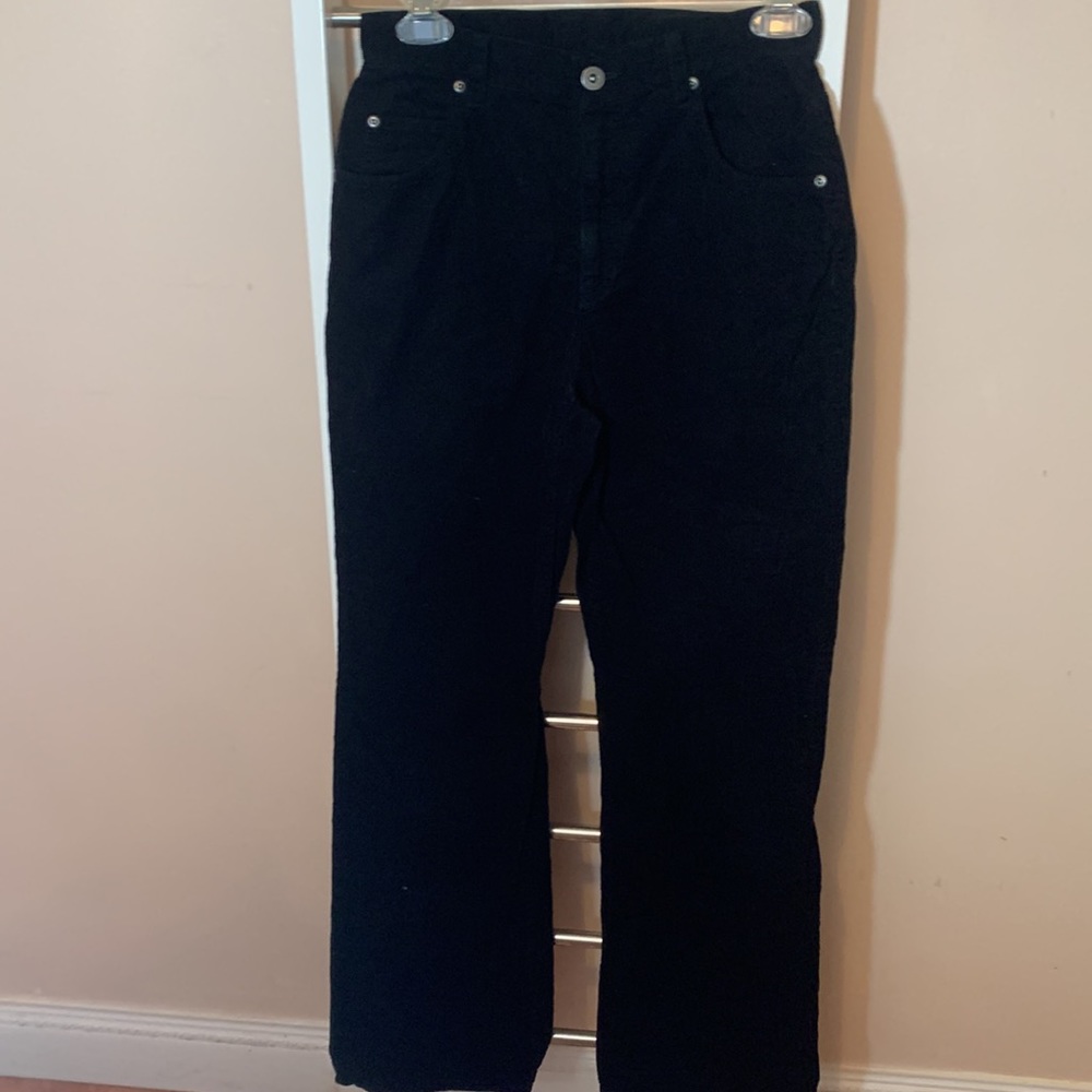 Liz Claiborne Liz Wear 5 Pocket Classic Black Cords